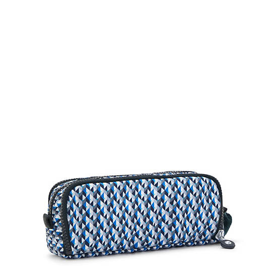 Kipling Gitroy Klassieke Printed Pencil Case Tassen Blauw | België 1316IL